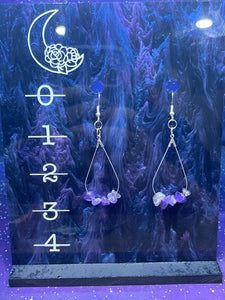 Crystal Hand Beaded Earrings
