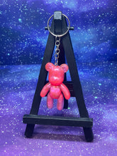 Load image into Gallery viewer, Teddy Bear Made In-House Resin Keychain
