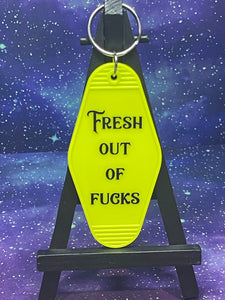 Funny Motel Key Chain