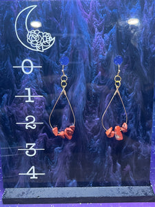 Crystal Hand Beaded Earrings