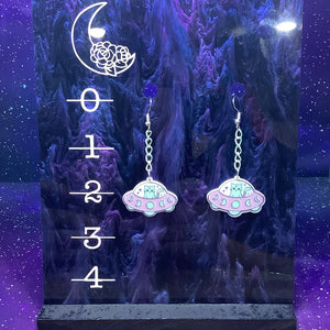 Acrylic Cat Earrings