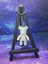 Load image into Gallery viewer, Teddy Bear Made In-House Resin Keychain
