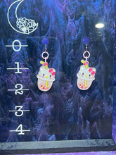 Load image into Gallery viewer, Kawaii Bow Cat and Friends Acrylic Earrings
