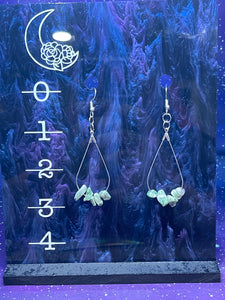 Crystal Hand Beaded Earrings