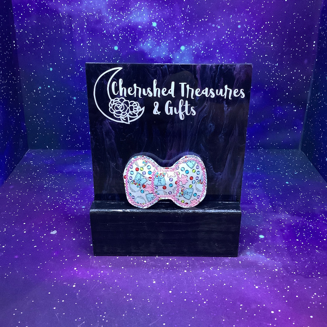 Feltie Bow Snap Clip - Candy