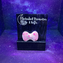 Load image into Gallery viewer, Floral Feltie Bow Snap Clip
