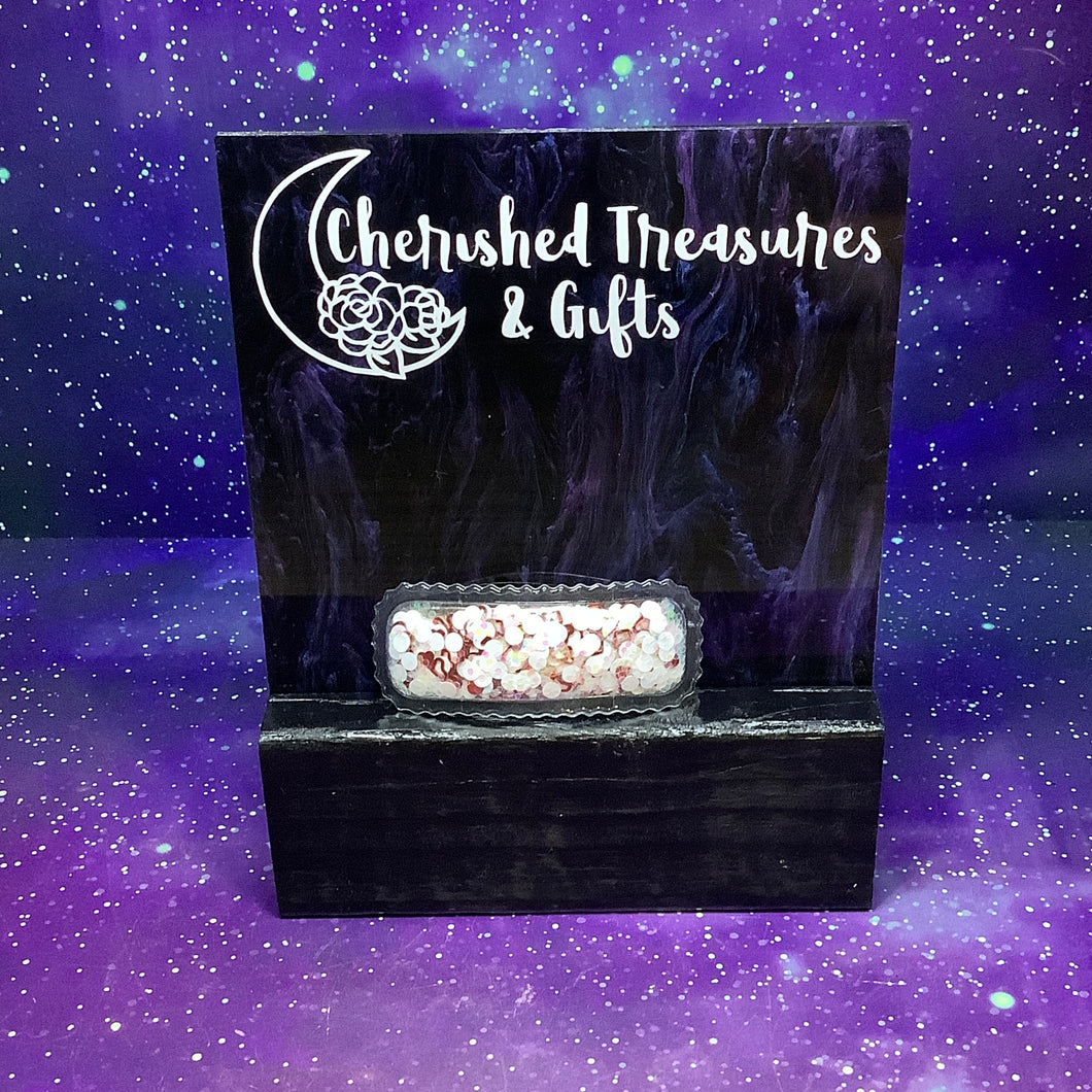 Glitter Shaker Snap Clip