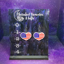 Load image into Gallery viewer, Fourth of July Acrylic Earrings
