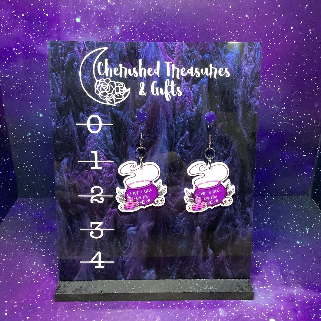 Witchy Acrylic Earrings
