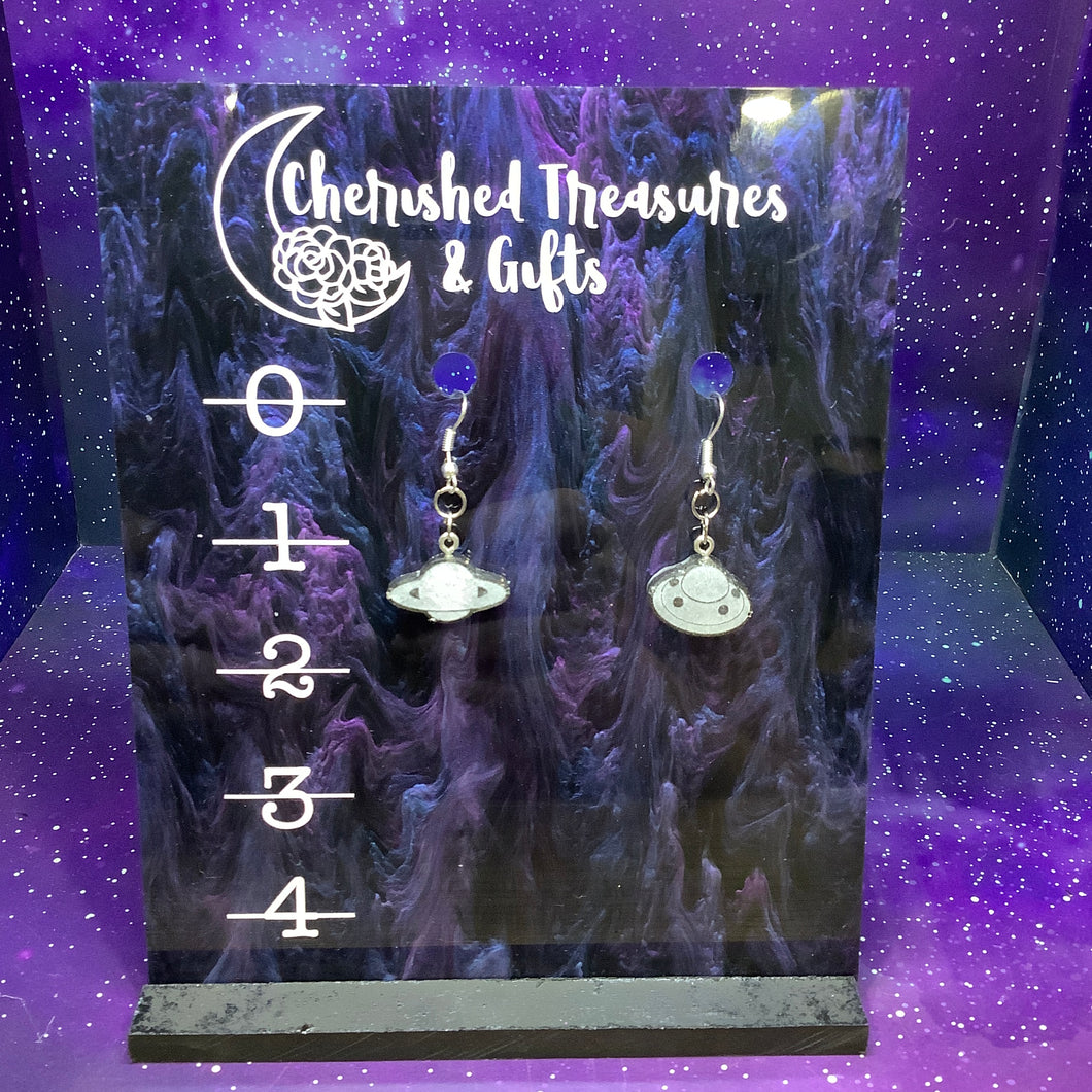 Space Resin Earrings