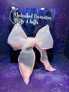 Bunny Glitter and Clay Hand-Tied Shaker Bows