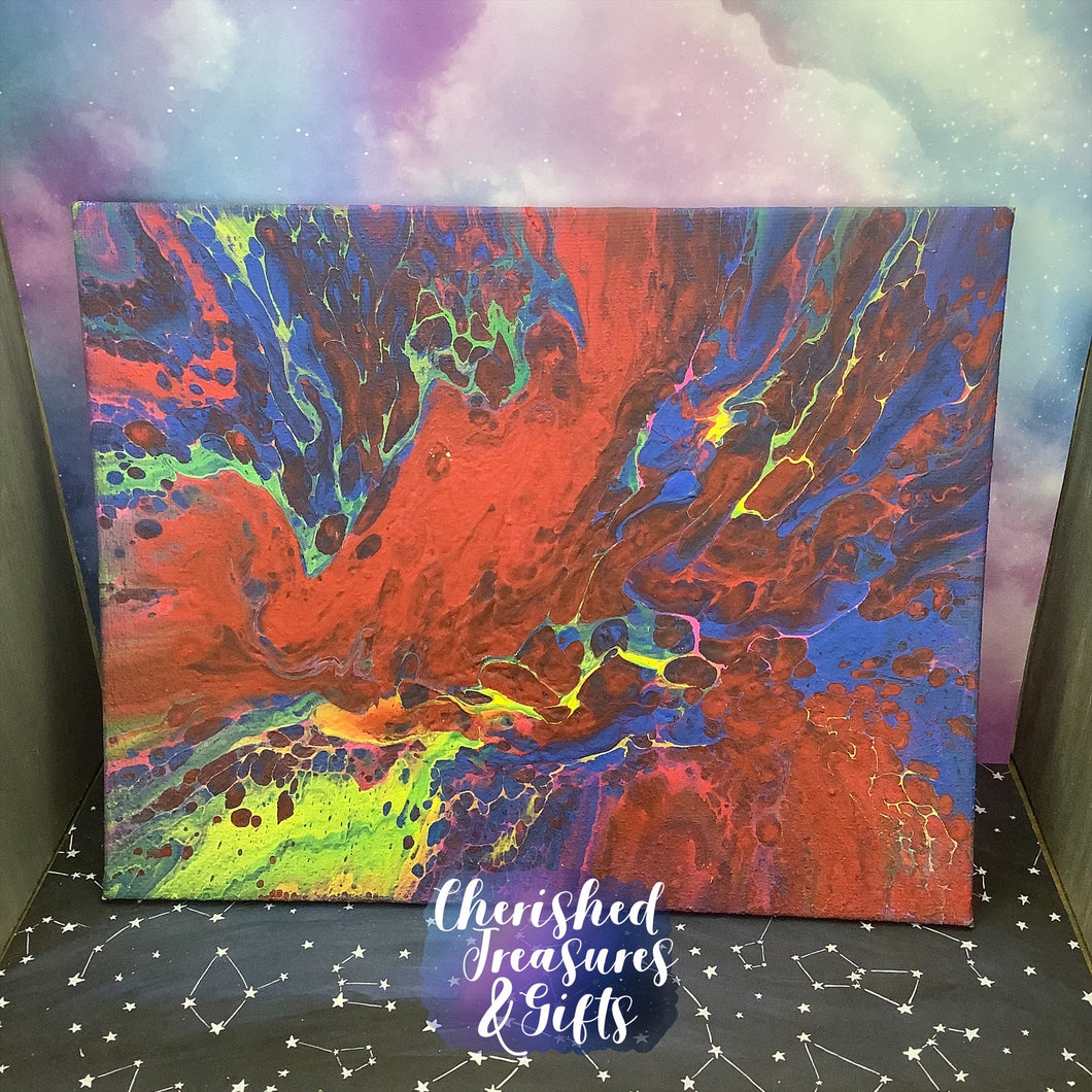 Moonlight Fight Canvas Painting