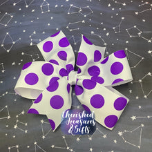Load image into Gallery viewer, The Jumbo Penny Bow - Polka Dots
