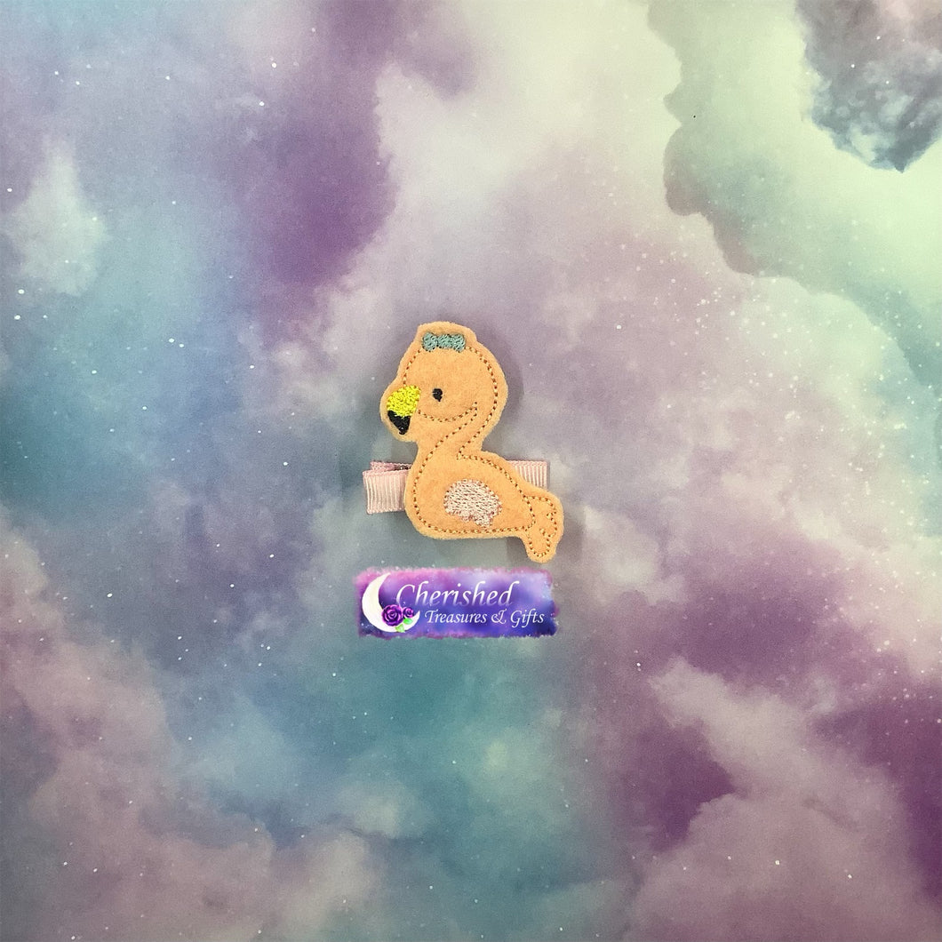 Flamingo Feltie Clip