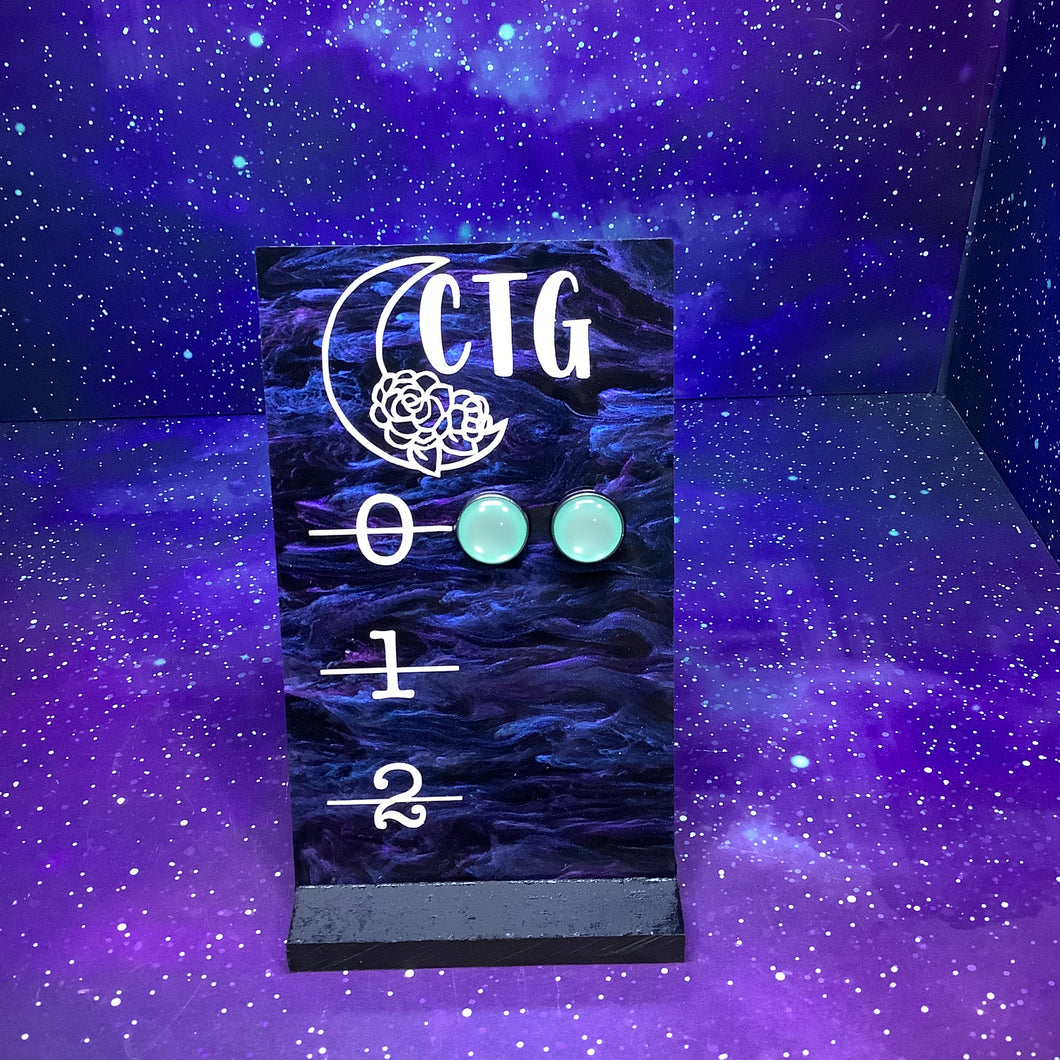 Moonstone Inspired Earring Studs