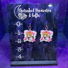 Load image into Gallery viewer, Anime Capturing Cards Acrylic Earrings
