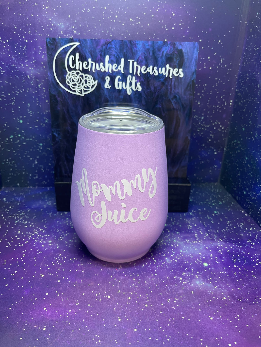 Mommy Juice Insulated Wine Tumbler with Lid