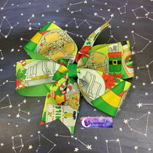 Load image into Gallery viewer, The Jumbo Penny Bow - Inspired Christmas
