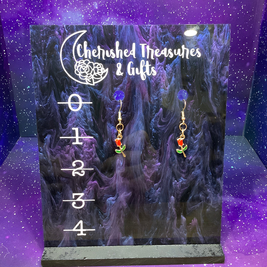 The Charmed Earrings - Roses