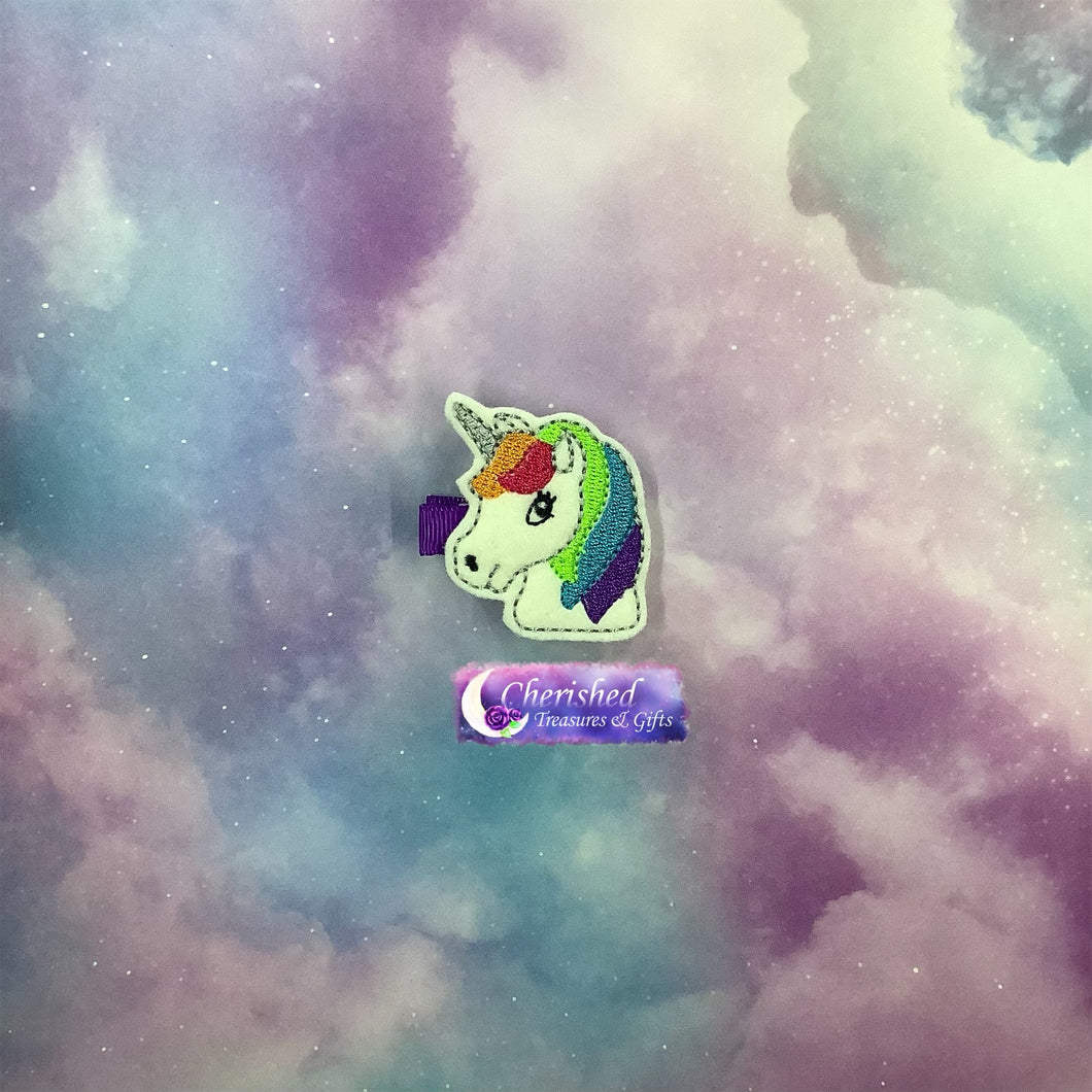 Unicorn Feltie Clip