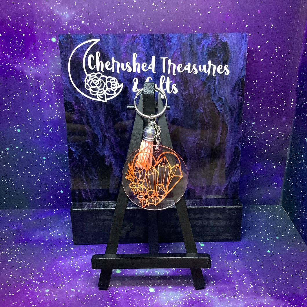 Crystal Acrylic Keychain