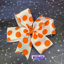 Load image into Gallery viewer, The Jumbo Penny Bow - Polka Dots
