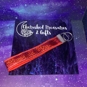Red Holo Key Fob